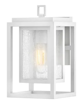 Republic LED Wall Mount in Textured White