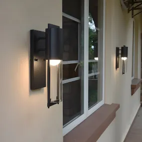 Retro Vintage Black/Bronze Outdoor Waterproof LED Wall Lighting for Porch