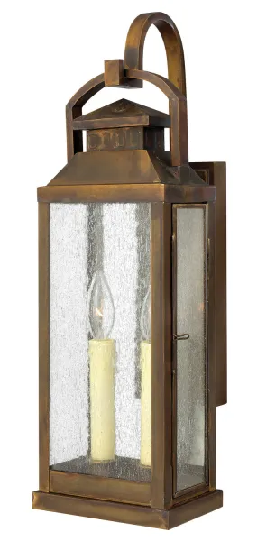 Revere Medium Wall Mount Lantern in Sienna