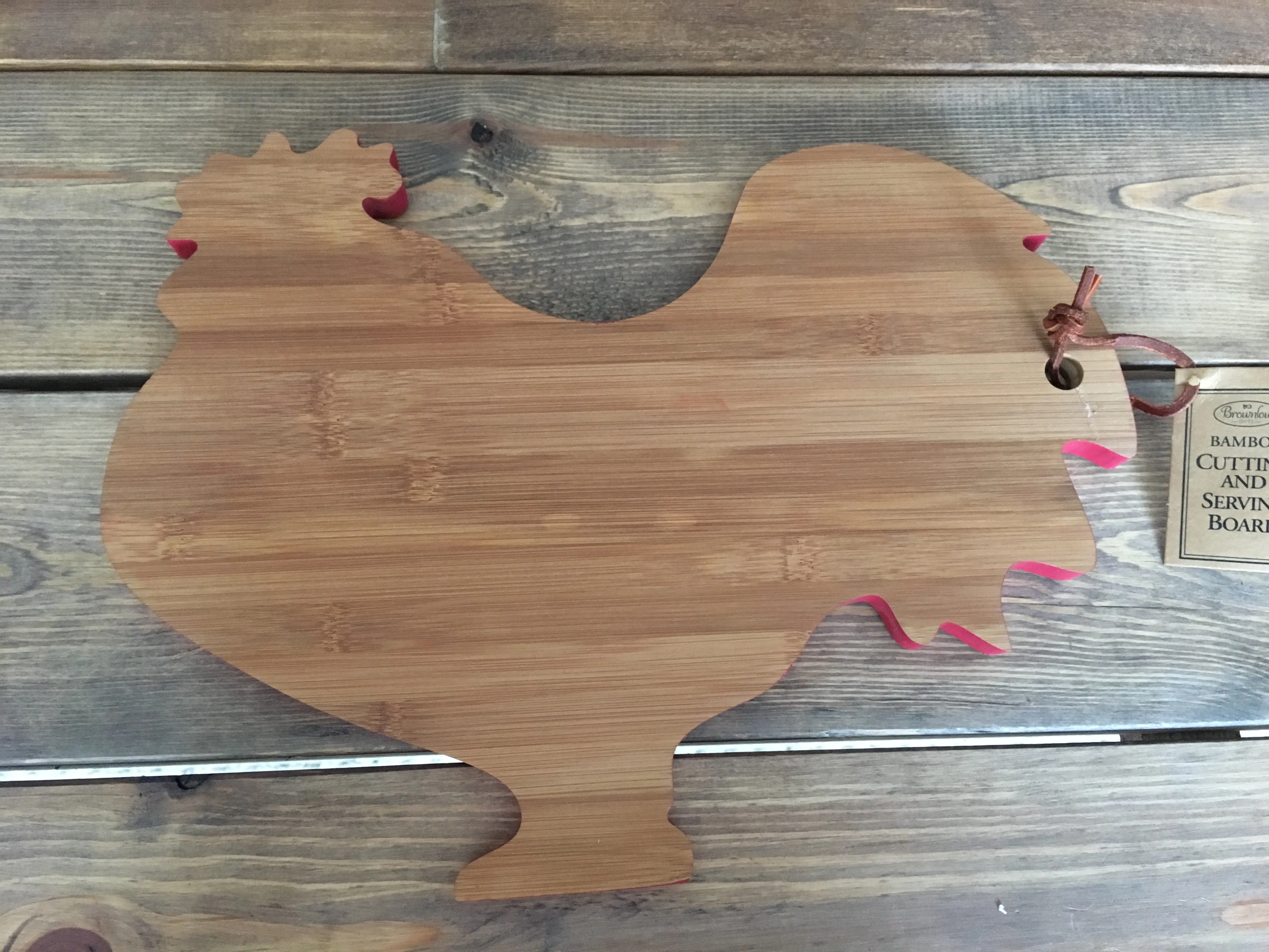 Rooster Cutting Board - Bamboo Cutting Board, Farmhouse Decor