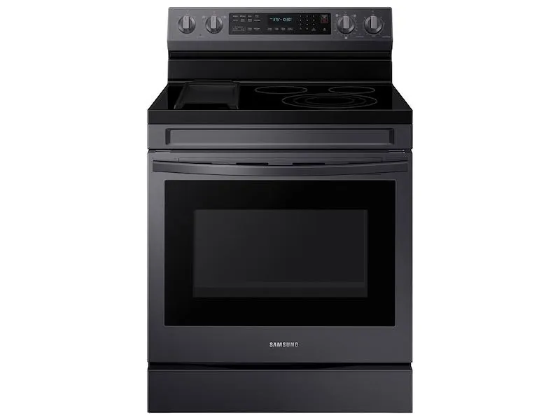 Samsung NE63A6711SG 6.3 cu. ft. Smart Freestanding Electric Range with No-Preheat Air Fry, Convection  & Griddle in Black Stainless Steel