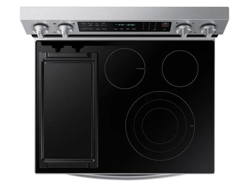 Samsung NE63A6711SS 6.3 cu. ft. Smart Freestanding Electric Range with No-Preheat Air Fry, Convection  & Griddle in Stainless Steel