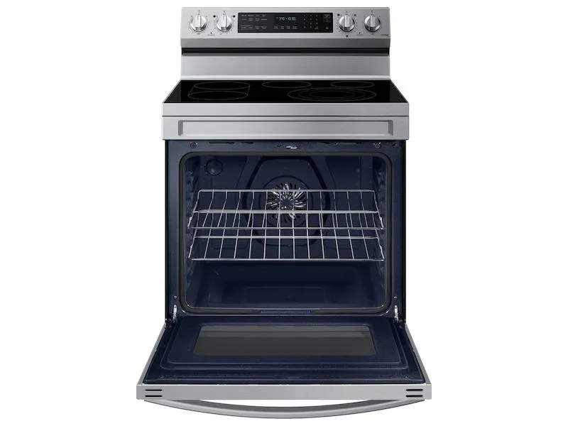 Samsung NE63A6711SS 6.3 cu. ft. Smart Freestanding Electric Range with No-Preheat Air Fry, Convection  & Griddle in Stainless Steel