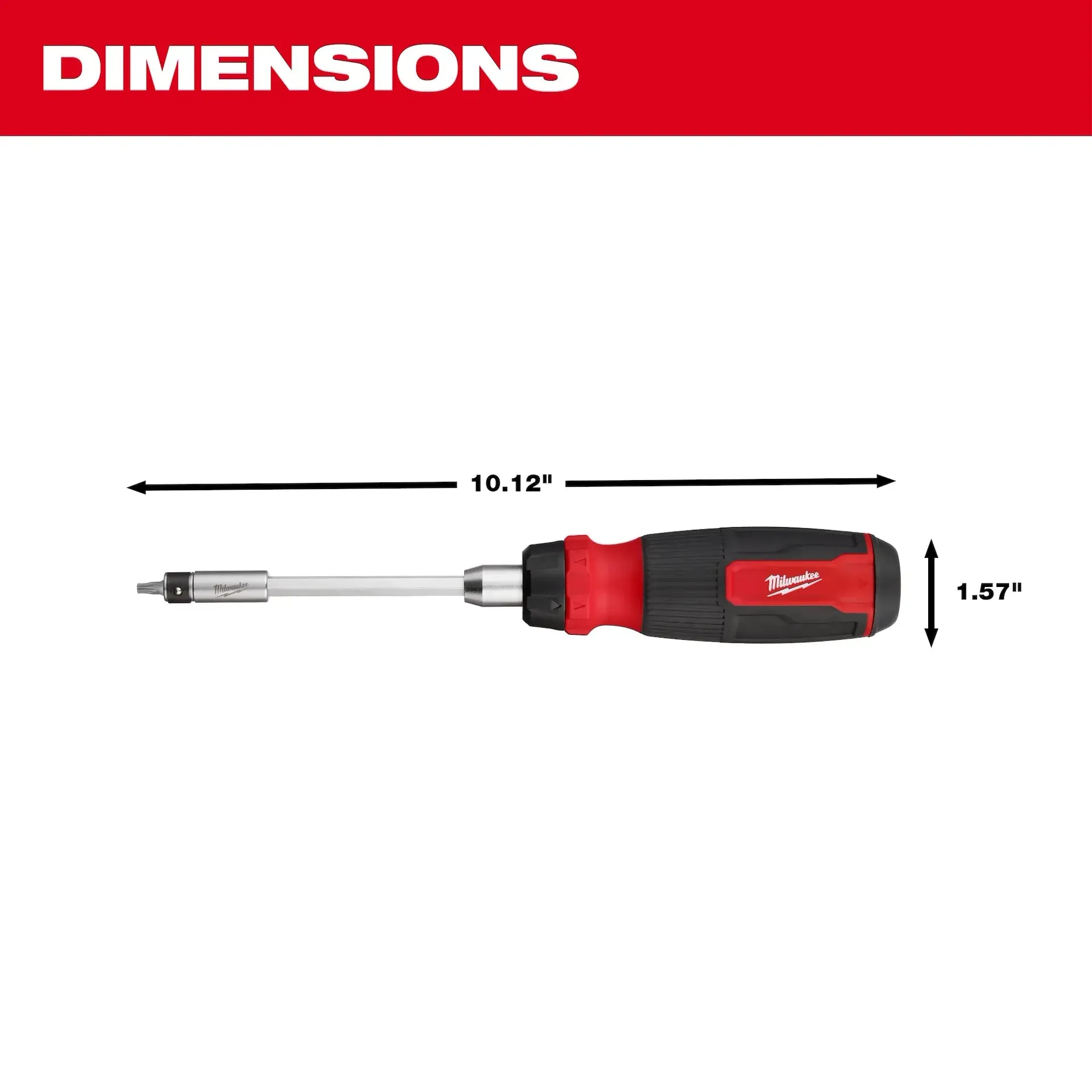 Screwdriver - Milwaukee 27-in-1 Ratcheting Security Multi-Bit Screwdriver, 48-22-2912