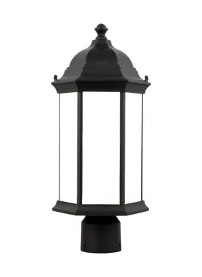 Sevier Collection - Medium One Light Outdoor Post Lantern | Finish: Black - 8238651-12