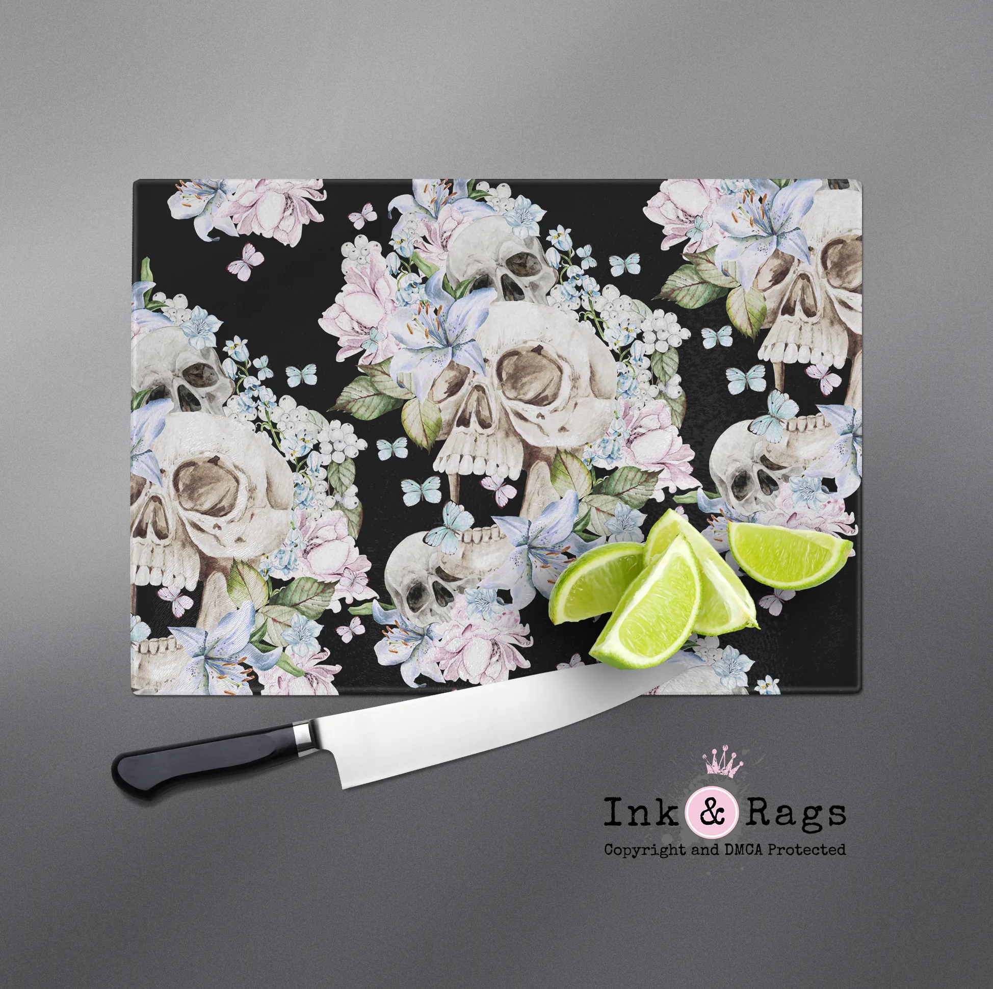 Skull Garden Cutting Boards