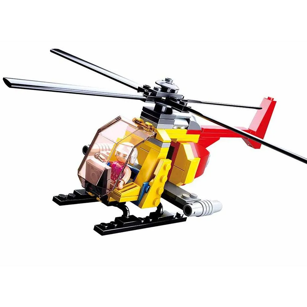 Sluban Aviation III - Helicopter, Building Blocks For Ages 6 