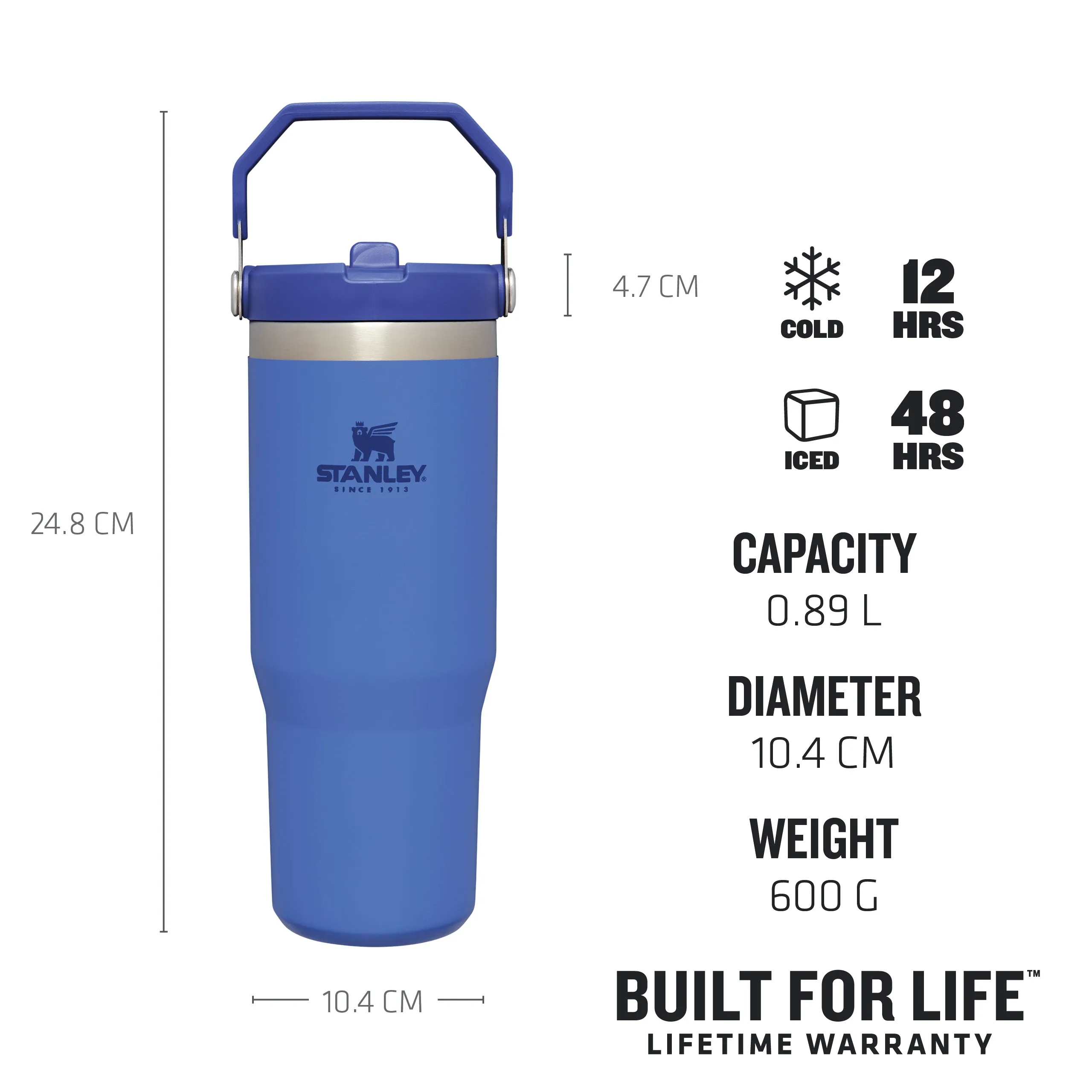 Stanley IceFlow Flip Straw Tumbler 0.89L Iris