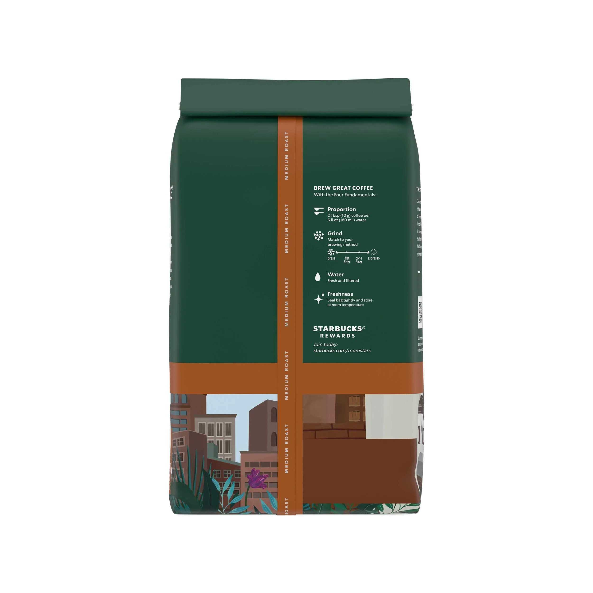 Starbucks Arabica Beans Pike Place Roast, Medium Roast, Whole Bean Coffee, 28 oz