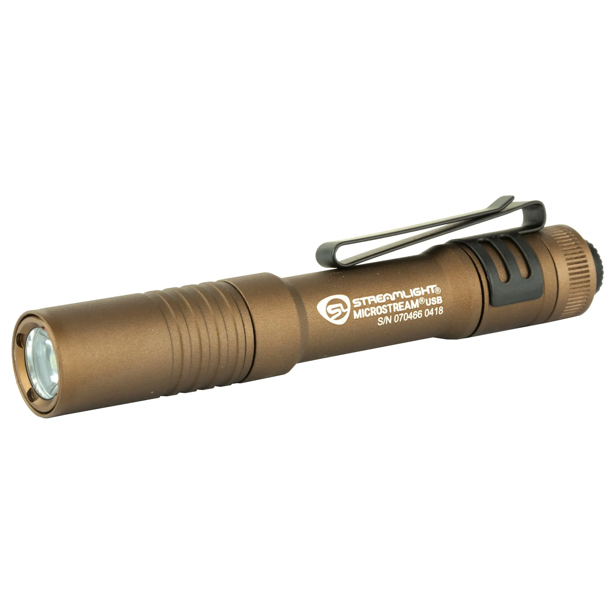 Streamlight Microstream, Flashlight, USB Charging Cord, Coyote Brown