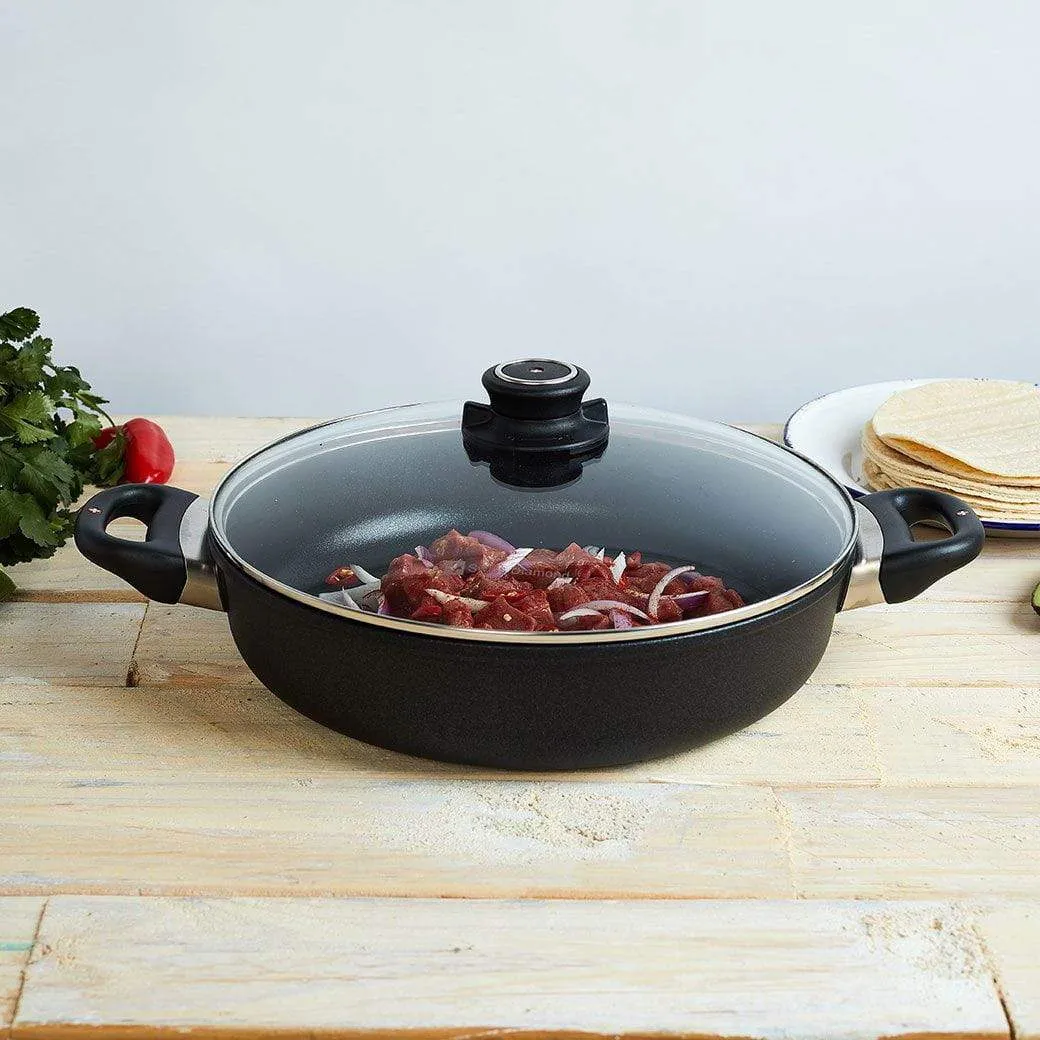 Swiss Diamond XD Nonstick Sauteuse Pan with Lid