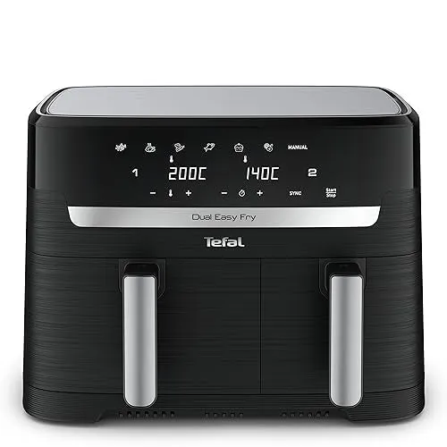 Tefal Easy Fry Dual Zone Digital Air Fryer, 2 Drawers