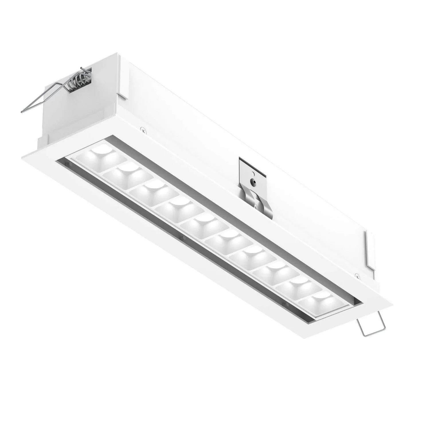 Ten Light Microspot Adjustable Recessed Down Light