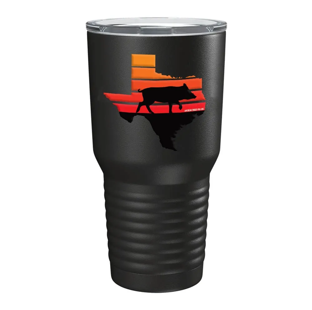 Texas Hog Sunset Tumbler