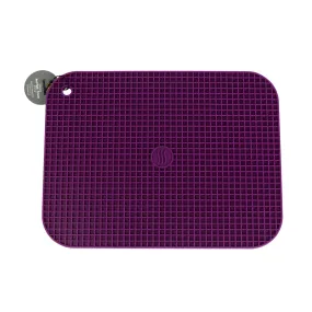 Thermoworks Hi-Temp Non-Slip Silicone Hotpad/Trivet 9"x12" 600°F BPA Free Purple