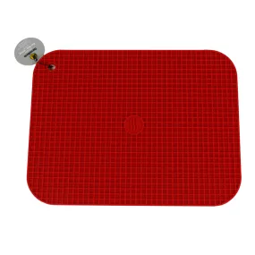 Thermoworks Hi-Temp Non-Slip Silicone Hotpad/Trivet 9"x12" 600°F BPA Free Red