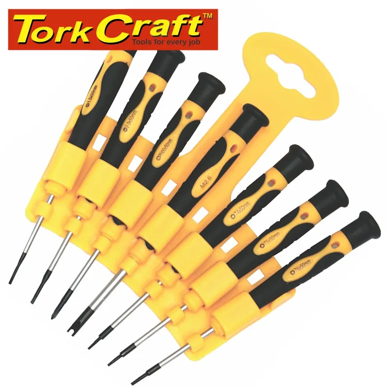 TORK CRAFT 7PC PRECISION SCREWDRIVER SET FOR CELL PHONE KT2467-1