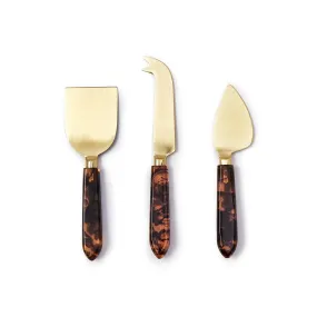 Tortoise Cheese Knives Set/3