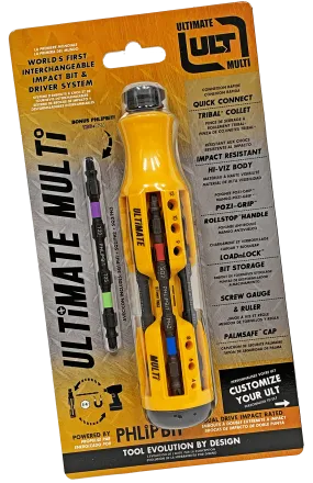 TURNX - 15100-ULT-SQPH123B ULT Ultimate Multi Screwdriver