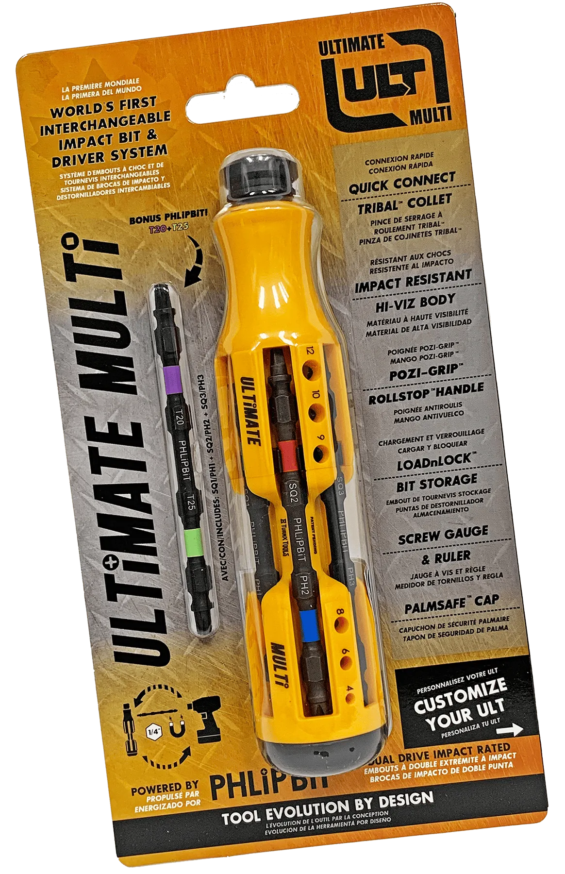 TURNX - 15100-ULT-SQPH123B ULT Ultimate Multi Screwdriver