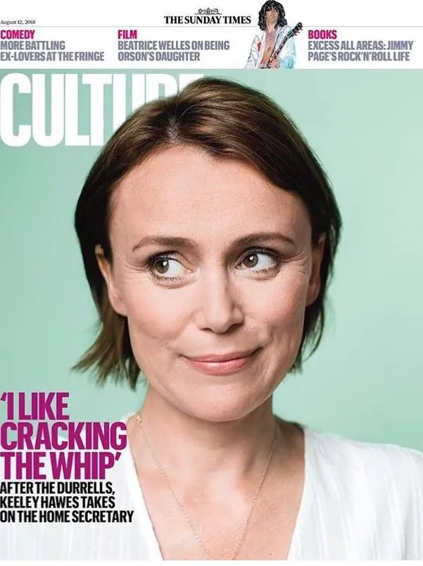 UK Culture Magazine August 2018: KEELEY HAWES Aurora MARK RYLANCE Douglas Hodge