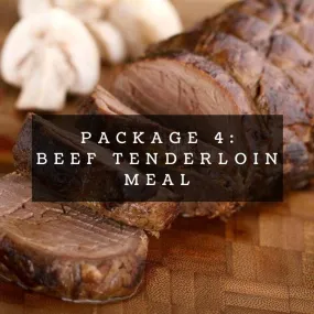 Valentine's Package #4: Beef Tenderloin Meal*