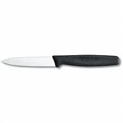 Victorinox 3.25" Spear Point Paring Knife, Small Black Handle | Denson CFE