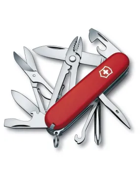 Victorinox Swiss Army Deluxe Tinker Pocket Knife - Red - 17 Tools - 91mm