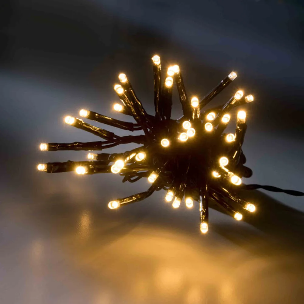 Warm White Battery Operated LED Fairy Lights - Set of 50 - 5.3m