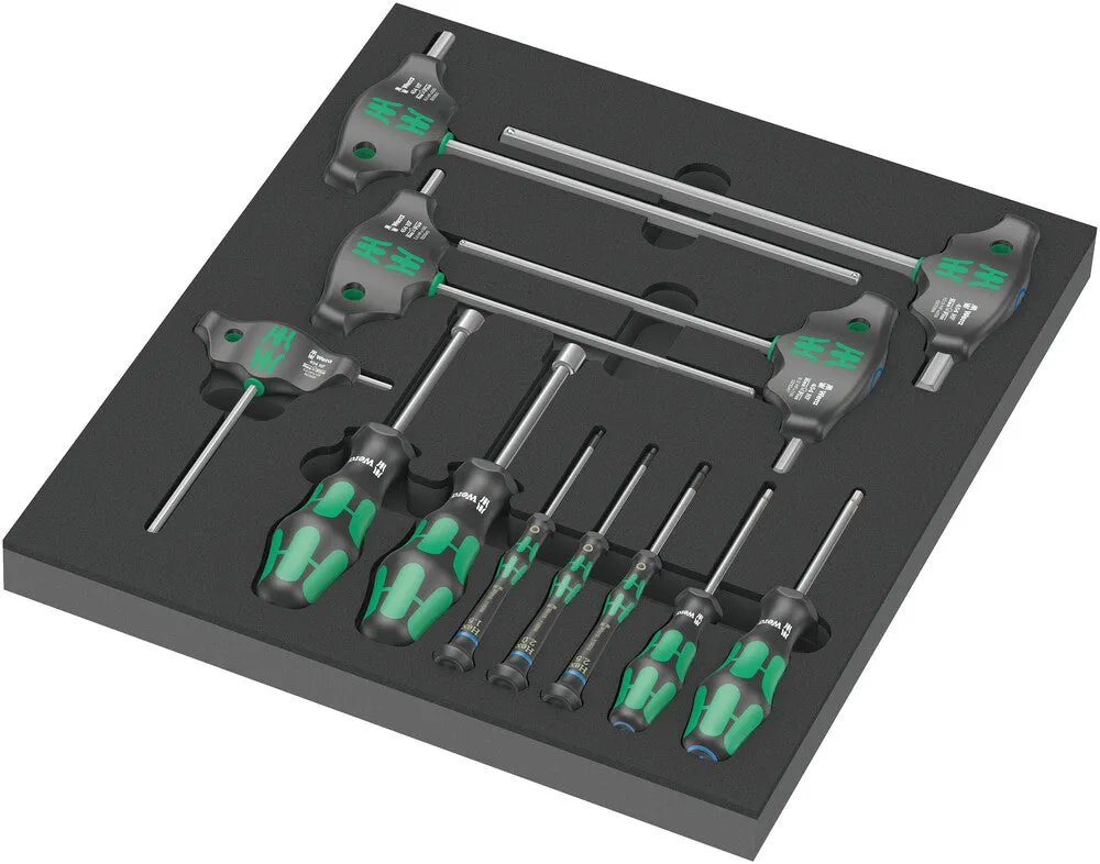 Wera 150104 12pc 9713 Foam insert Hex screwdriver Set 1