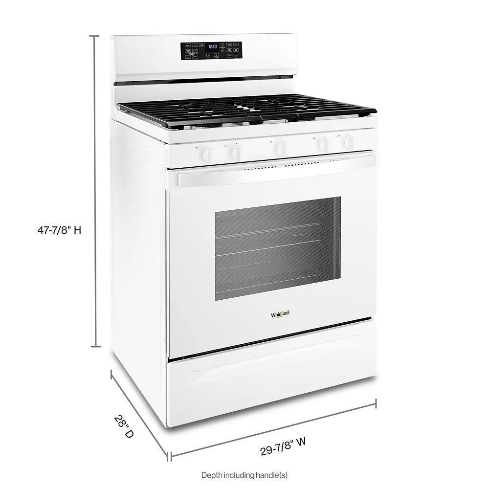 Whirlpool WFG550S0LW 5.0 Cu. Ft. Whirlpool® Gas 5-in-1 Air Fry Oven