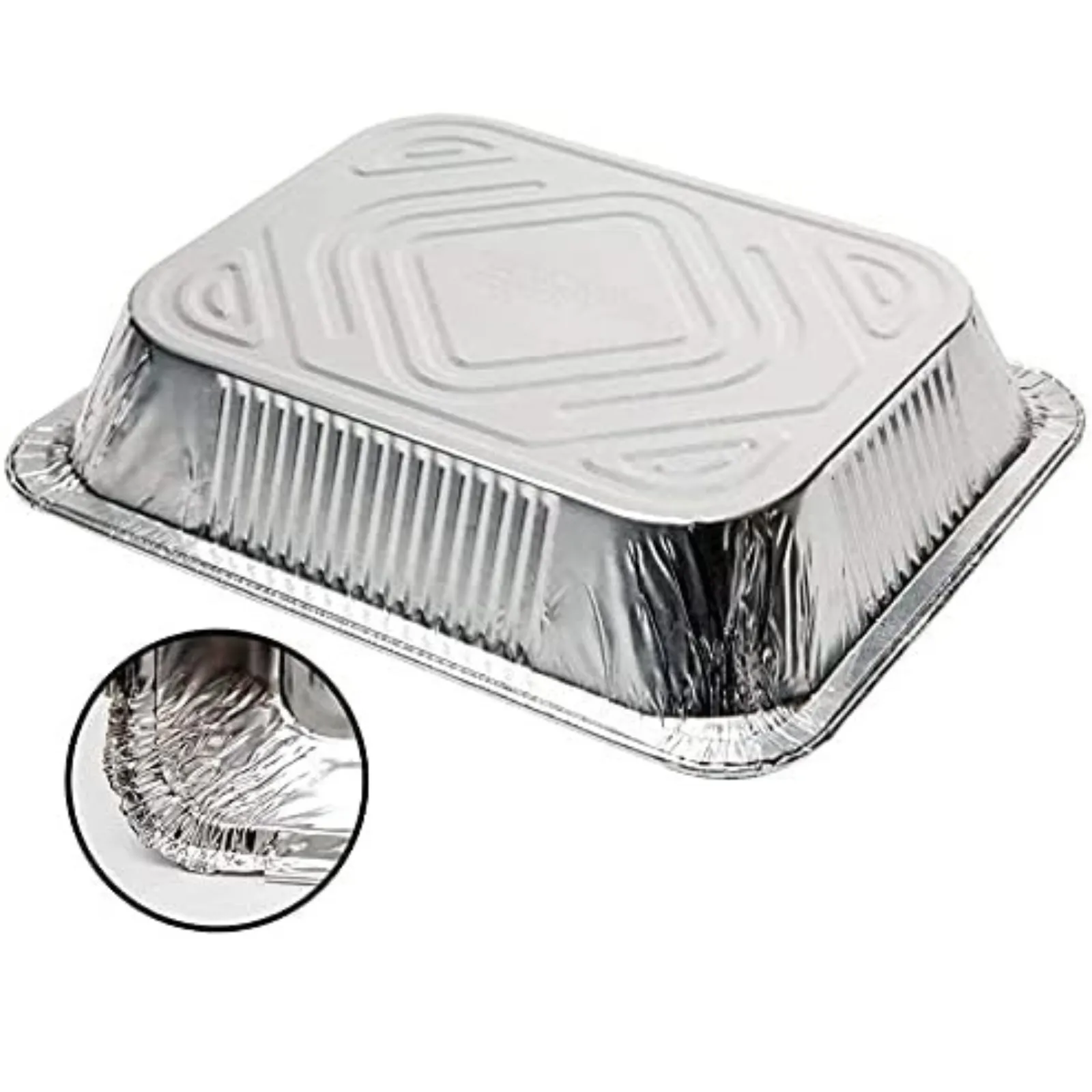 *WHOLESALE* Disposable Regular weight 9×13 Half Size Aluminum Pans | 100 ct.