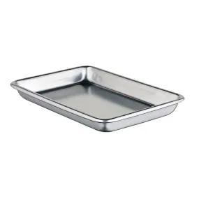 Winco ALXP-0609 Sheet Pan, 1/8 Size, 6-1/2"x9-1/2", Open Bead, 16 Gauge, Aluminium, NSF Certified