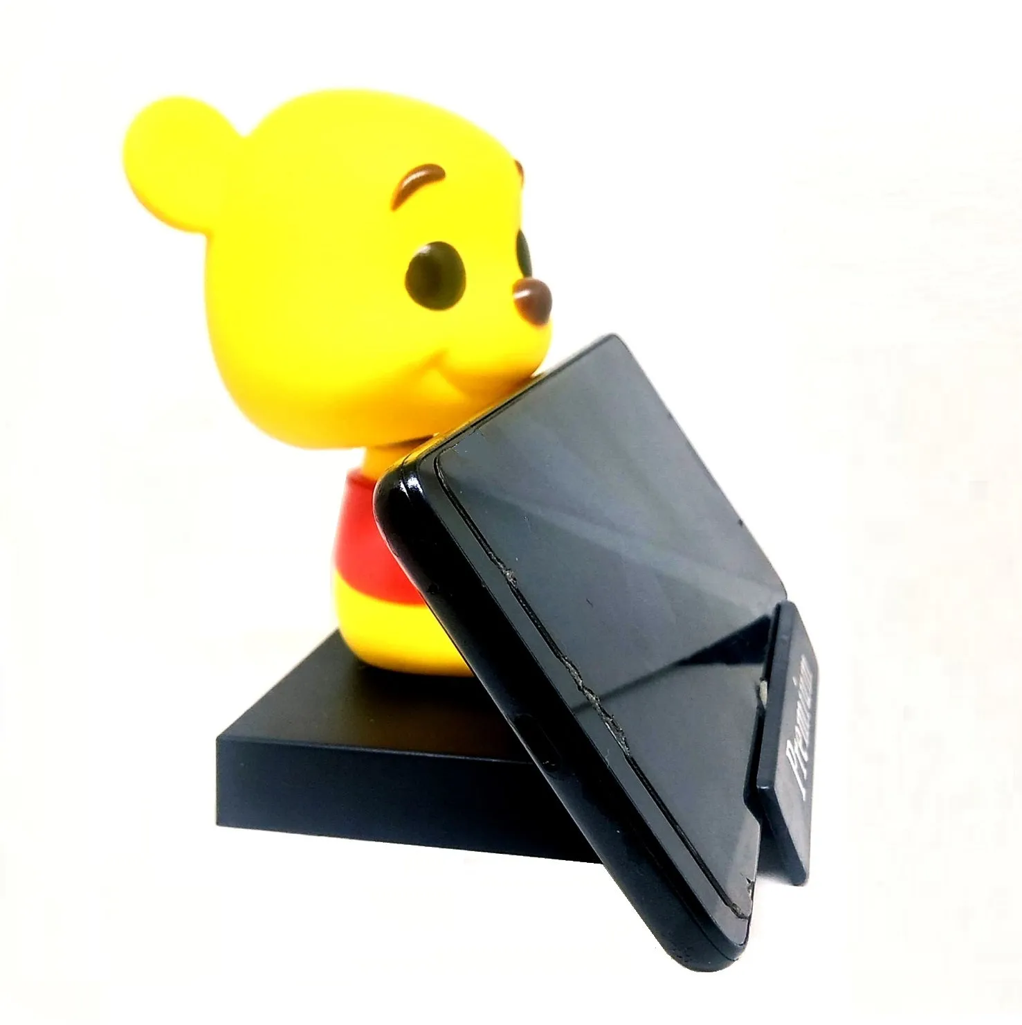 Winnie The Pooh Bobblehead with Mobile Holder | 13.5 Cms |