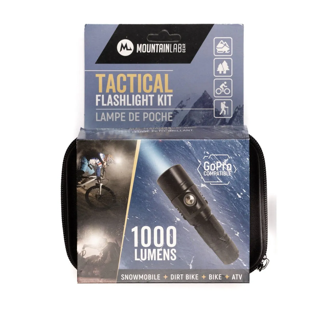 x1000 Lumen Flashlight Kit