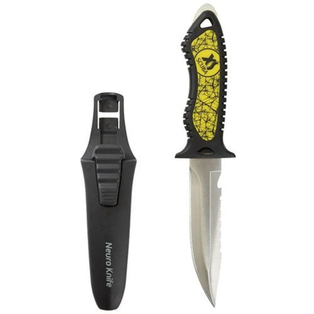 XS Scuba Neuro 304 Stainless Steel Clip Point Dive Knife