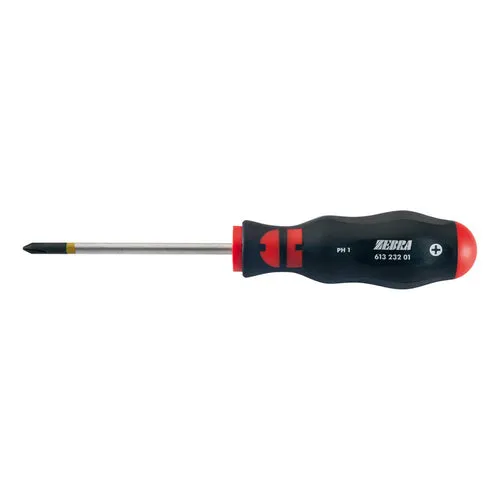 ZEBRA Phillips Head Screwdriver - Round Blade - PH4 x 150mm Long